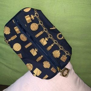 NWOT Estée Lauder Oval Zippered Cosmetic Bag